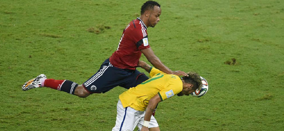 El rodillazo que acab con Neymar