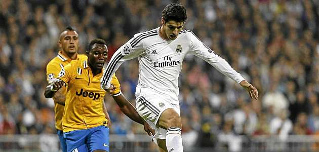 lvaro Morata, en un partido frente a la Juventus la pasada temporada / Chema Rey (MARCA)