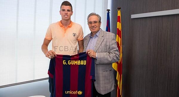 Gumbau firma por el Barcelona B