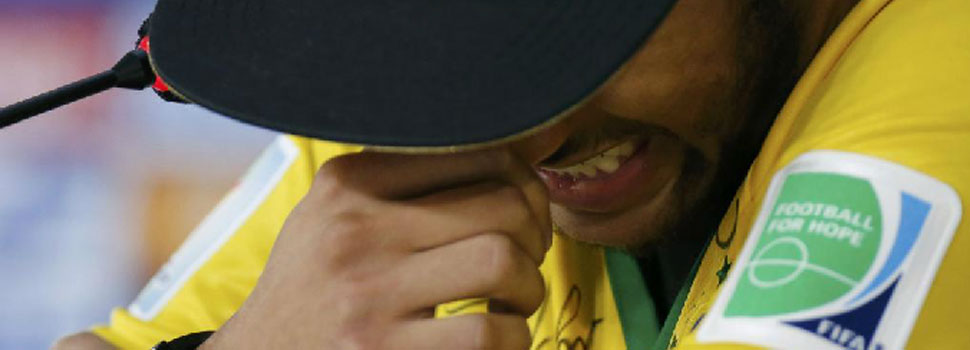 Neymar llora recordando su lesin: "Me pude quedar en silla de ruedas"