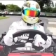 Hamilton vuelve a los karts