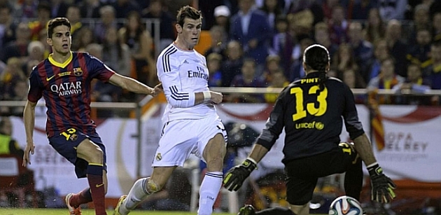 Bale marca el gol de la final de Copa 2014