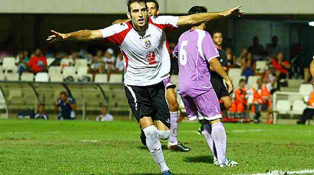 Antoito celebrando un gol/ Foto: Web Albacete