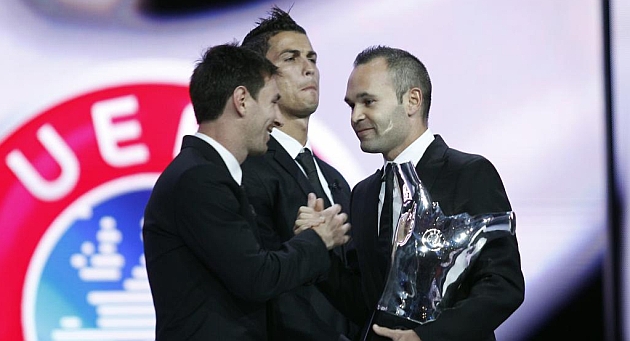 Cinco 'espaoles' nominados al Mejor de la UEFA en Europa