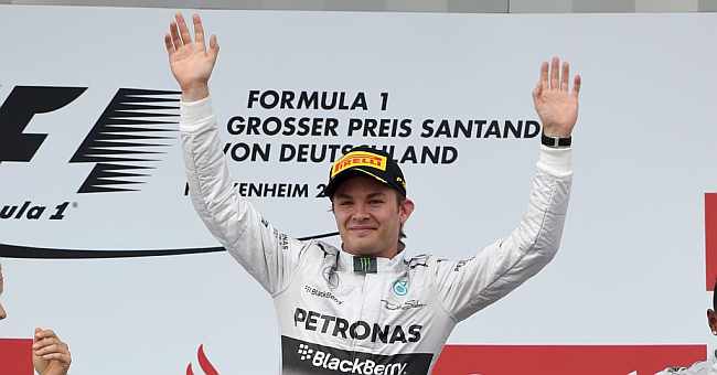 Rosberg stretches lead in front of home crowd