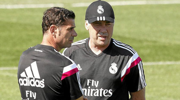 Hierro an instant hit with Ancelotti