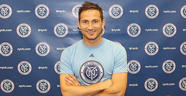 Lampard makes a big entrance in New York City