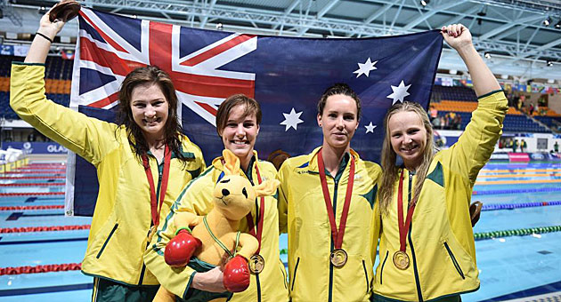 Australia logra el rcord mundial en el 4x100 libre femenino
