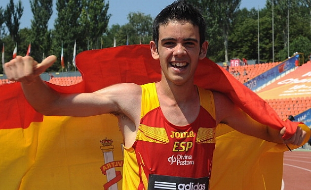 Diego Carca logra la plata en los 10.000 metros marcha