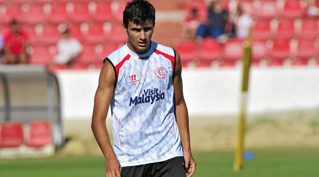 Juan Muoz, seleccionado sub 19 de Espaa y nueva promesa del Sevilla.