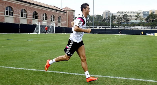 El Madrid se entrena con Ronaldo al margen