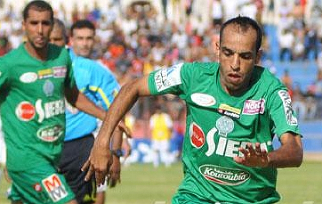 Un jugador del equipo marroqu durante un encuentro en la temporada pasada