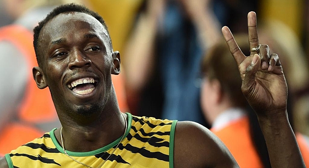 Usain Bolt en su celebracin