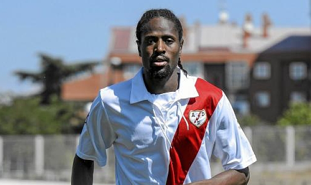 Abdoulaye (23), durante su presentacin en la Ciudad Deportiva/Juan Aguado