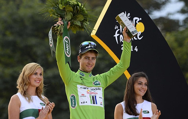 Peter Sagan obtuvo el maillot verde de la regularidad del pasado Tour de Francia