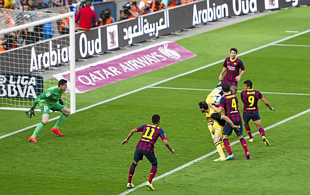 Fuera de juego de Messi en una jugada del ltimo Barcelona - Atltico de Madrid de Liga en el Camp Nou.
