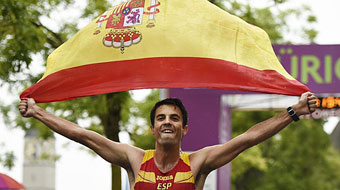 Miguel Angel Lpez, oro en 20 km marcha