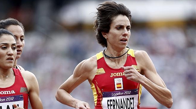 Nuria Fernndez se regala un
quinto puesto en su cumpleaos