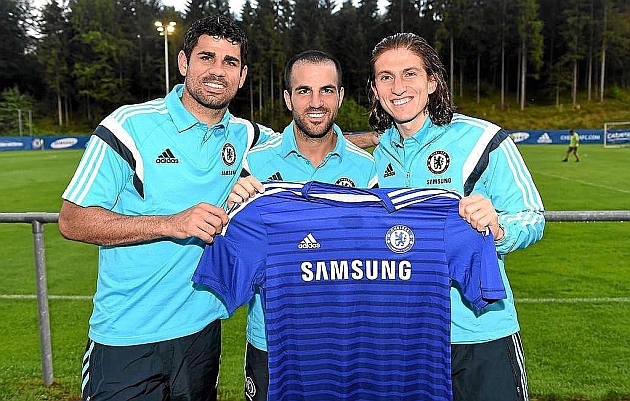 Diego Costa, Filipe Luis y Cesc llegaron a reforzar el Chelsea de Mourinho.