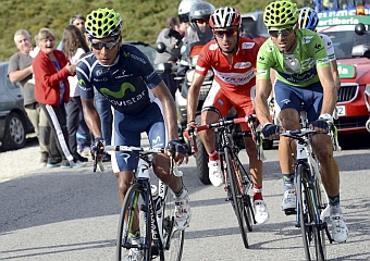 Nairo Quintana y Alejandro Valverde liderarn al Movistar en la Vuelta