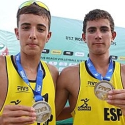 Alejandro Huerta y scar Jimnez,
bronce en el Europeo sub-18
