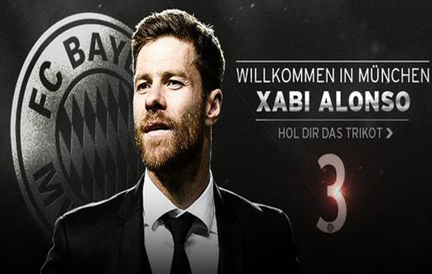 Xabi Alonso to don number 3 at Bayern
