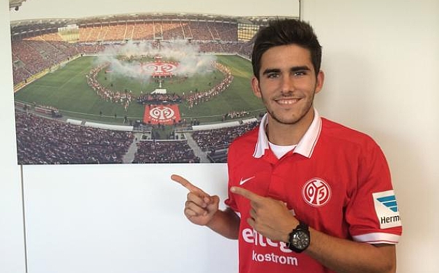 Jairo en su primera imagen como jugador del Mainz 05.
