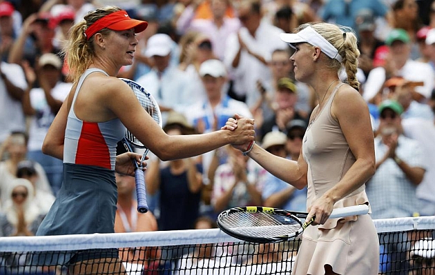 Sharapova no puede con Wozniacki