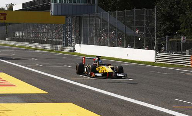 Joylon Palmer corriendo la Carrera 2 en Monza / GP2Series.com