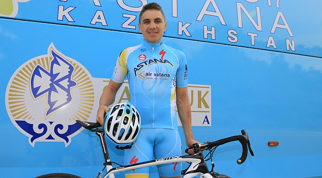 Valentin Iglinskiy en una imagen de equipo. FOTO: Astana Pro Team