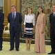 La Reina Letizia recibe a Carolina Marn