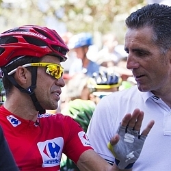Contador tiene a tiro a Indurain