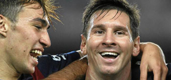 Munir y Messi