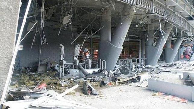 Los bombardeos vuelven a daar la fachada el estadio del Shakhtar Donetsk