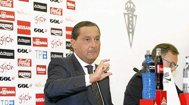 Alfredo Garca Amado, durante la rueda de prensa / Tuero - Arias (Marca)