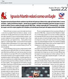 Ignacio Martn volar como un
'Eagle' con Estados Unidos