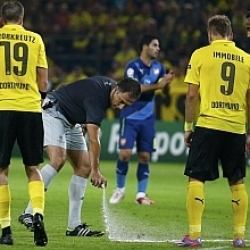 El 'spray' del Mundial no cumple con las normas de la Bundesliga