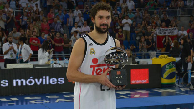 Sergio Llull MVP de la Supercopa Endesa. FOTO: Lino Gonzlez