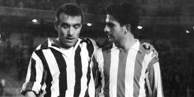 Del Sol y Rivilla se saludan a la conclusin del ltimo Juventus-Atltico / Archivo MARCA