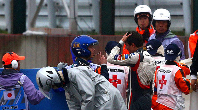 Adrian Sutil, tras presenciar el accidente de Bianchi (Foto: Getty Images)