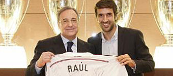 El Madrid rindi homenaje a Ral