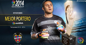 Keylor Navas, el portero de la Liga 2013/14