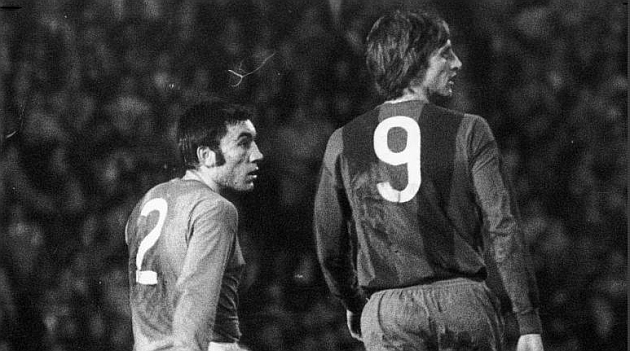 Resultado de imagen para johan cruyff barcelona debut