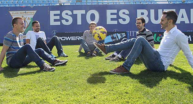 Daniel Abanda, Vctor Marn, Jos Bermejo, Alberto Pascual y Sergio Cid / Foto Rutt Romero