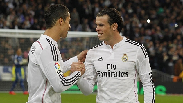 Bale y Cristiano, durante el partido contra el Rayo. Foto: Beatriz Guzmn.