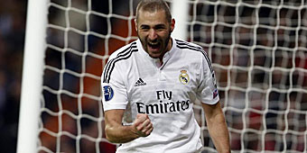Benzema, el doble de goleador