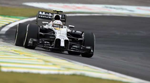 Alonso's new McLaren hits the track