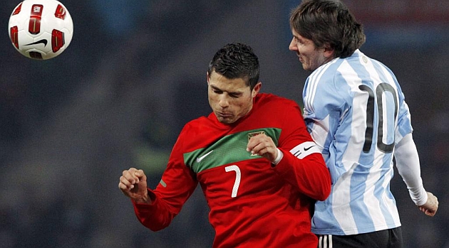 Con Messi y Cristiano, no hay amistoso que valga