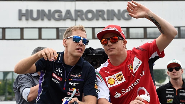 Vettel y Rikknen sern compaeros en Ferrari en 2015 / RV RACING PRESS