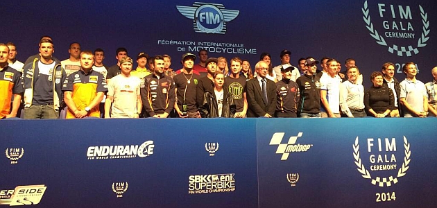 Los campeones del mundo de motociclismo de 2014 se renen en Jerez